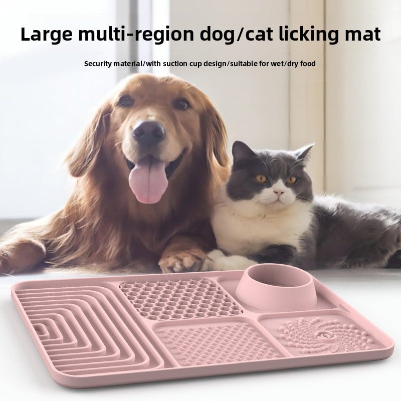 DreamSeal LickCalm - Slow Feeder Lick Mat for Dogs & Cats