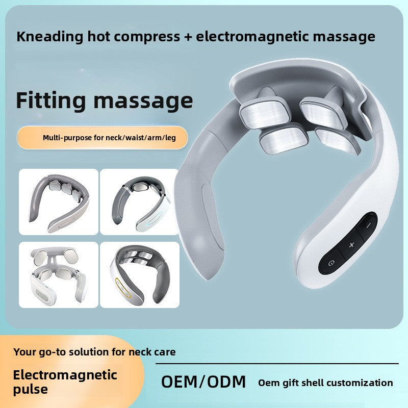 DreamSeal Relief Massager - Cordless Neck & Shoulder Massager with Heat