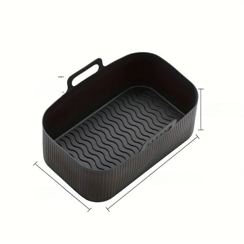 DreamSeal Silicone Air Fryer Liners - Reusable Non-Stick Baking Mat