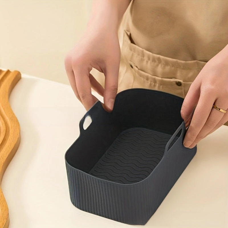 DreamSeal Silicone Air Fryer Liners - Reusable Non-Stick Baking Mat