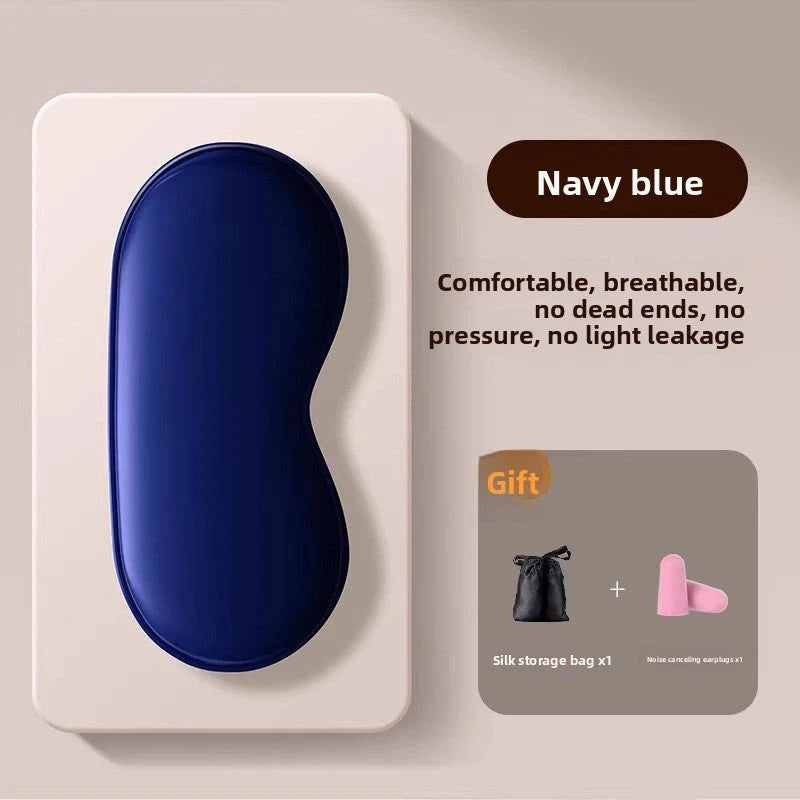 DreamSeal Silk Sleep Eye Mask with Earplugs - Blackout Comfort Set