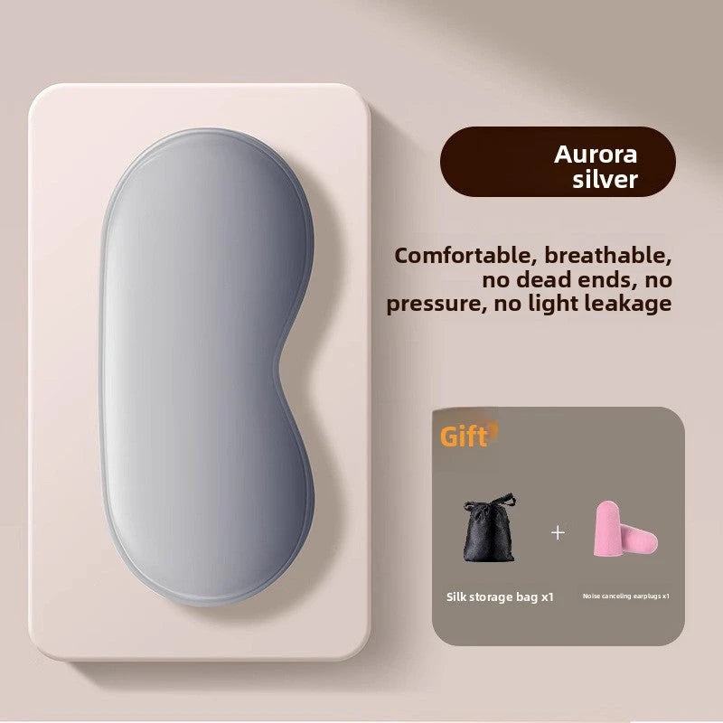 DreamSeal Silk Sleep Eye Mask with Earplugs - Blackout Comfort Set