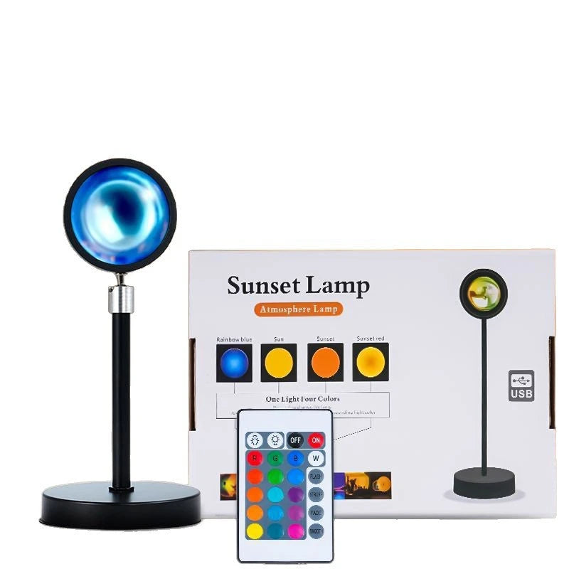 DreamSeal Aura Sunset Lamp - Golden Hour Projector Light