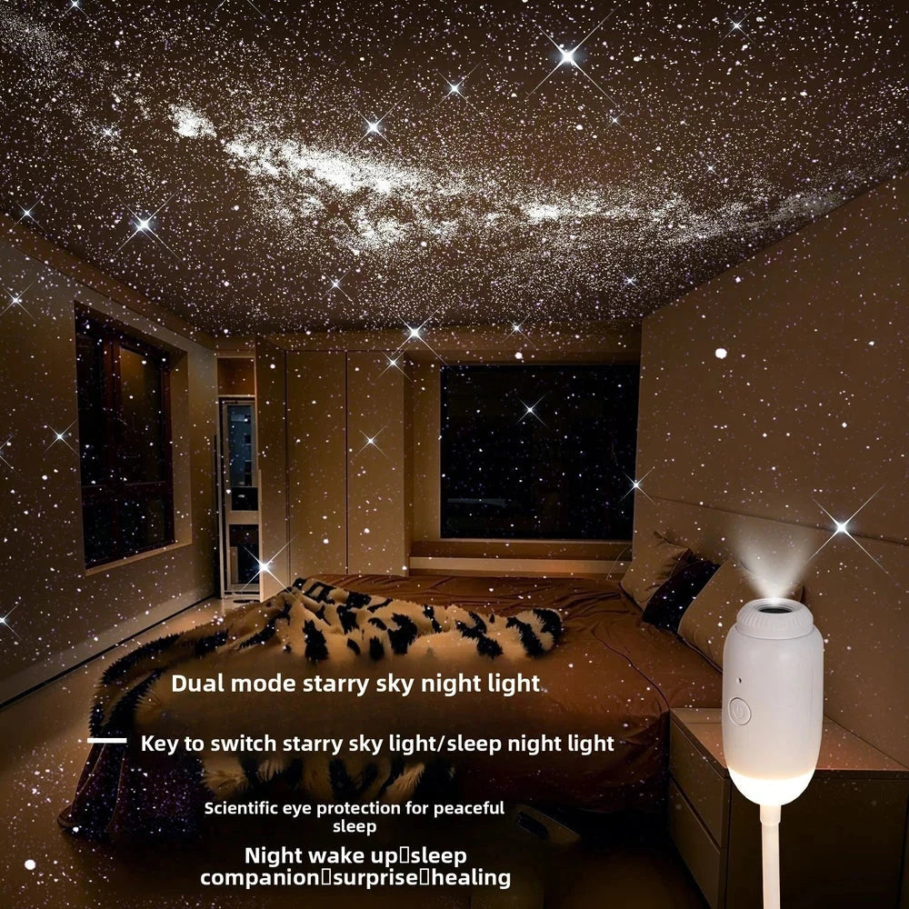 DreamSeal Galaxy Projector - Starry Night Light for Calm Sleep