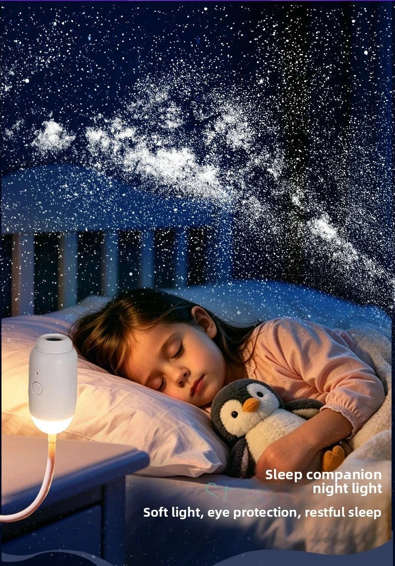 DreamSeal Galaxy Projector - Starry Night Light for Calm Sleep