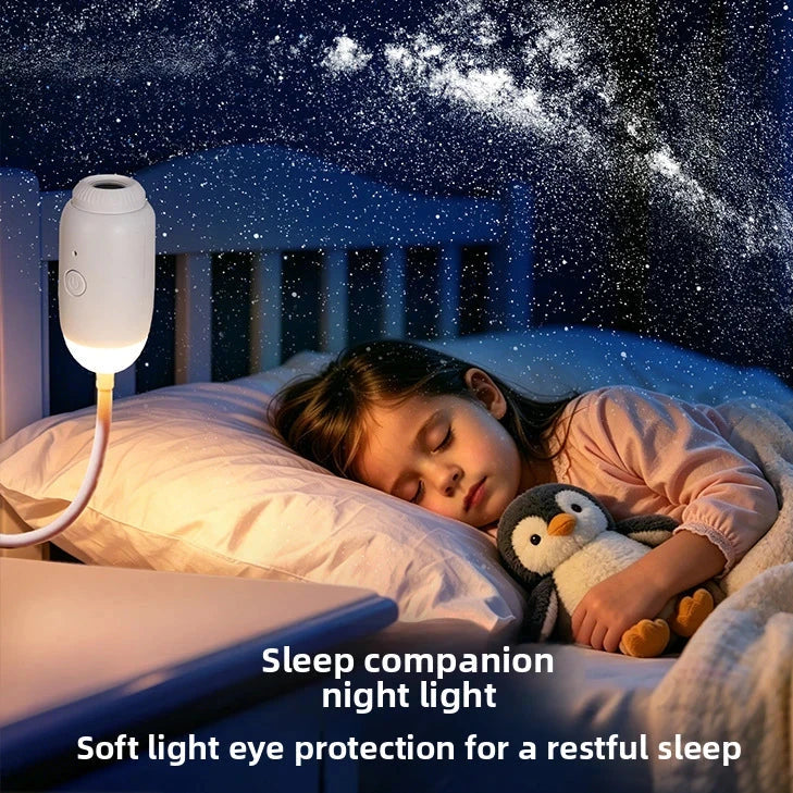 DreamSeal Galaxy Projector - Starry Night Light for Calm Sleep