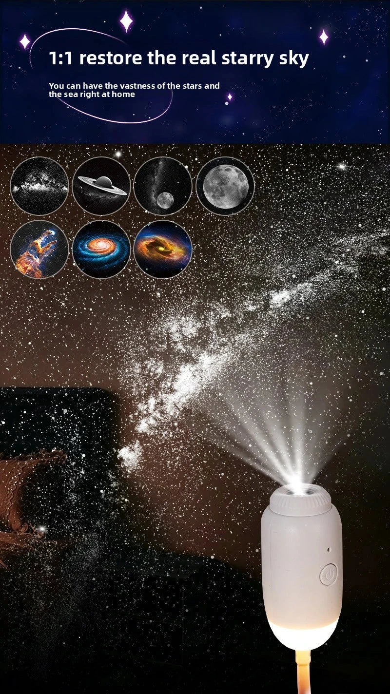 DreamSeal Galaxy Projector - Starry Night Light for Calm Sleep