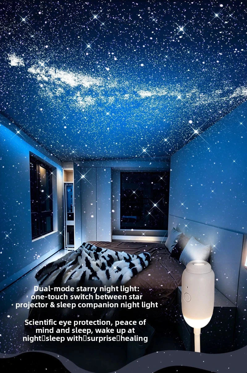 DreamSeal Galaxy Projector - Starry Night Light for Calm Sleep