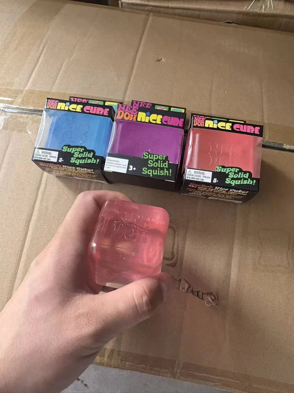 DreamSeal Calm Cube - Sensory Fidget Squeeze Toy for Stress Relief