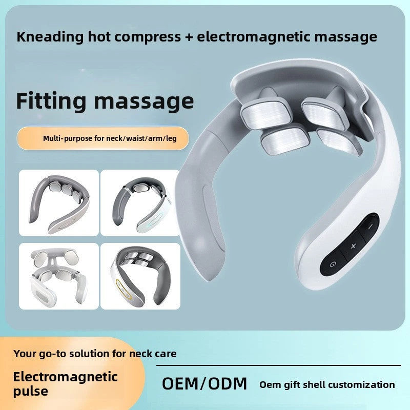 DreamSeal Relief Massager - Cordless Neck & Shoulder Massager with Heat