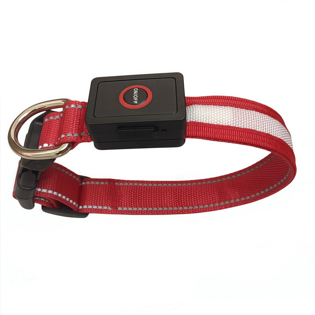 DreamSeal GlowSafe - Rechargeable LED Dog Collar for Night Safety