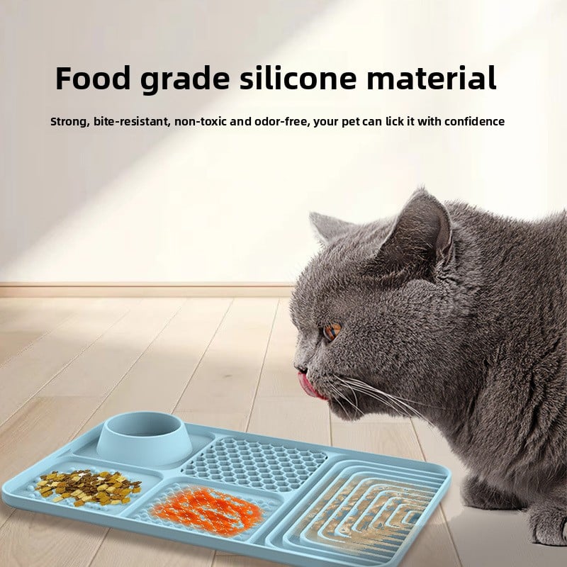 DreamSeal LickCalm - Slow Feeder Lick Mat for Dogs & Cats