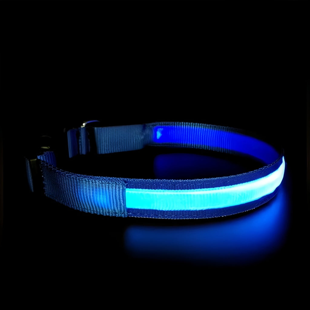 DreamSeal GlowSafe - Rechargeable LED Dog Collar for Night Safety