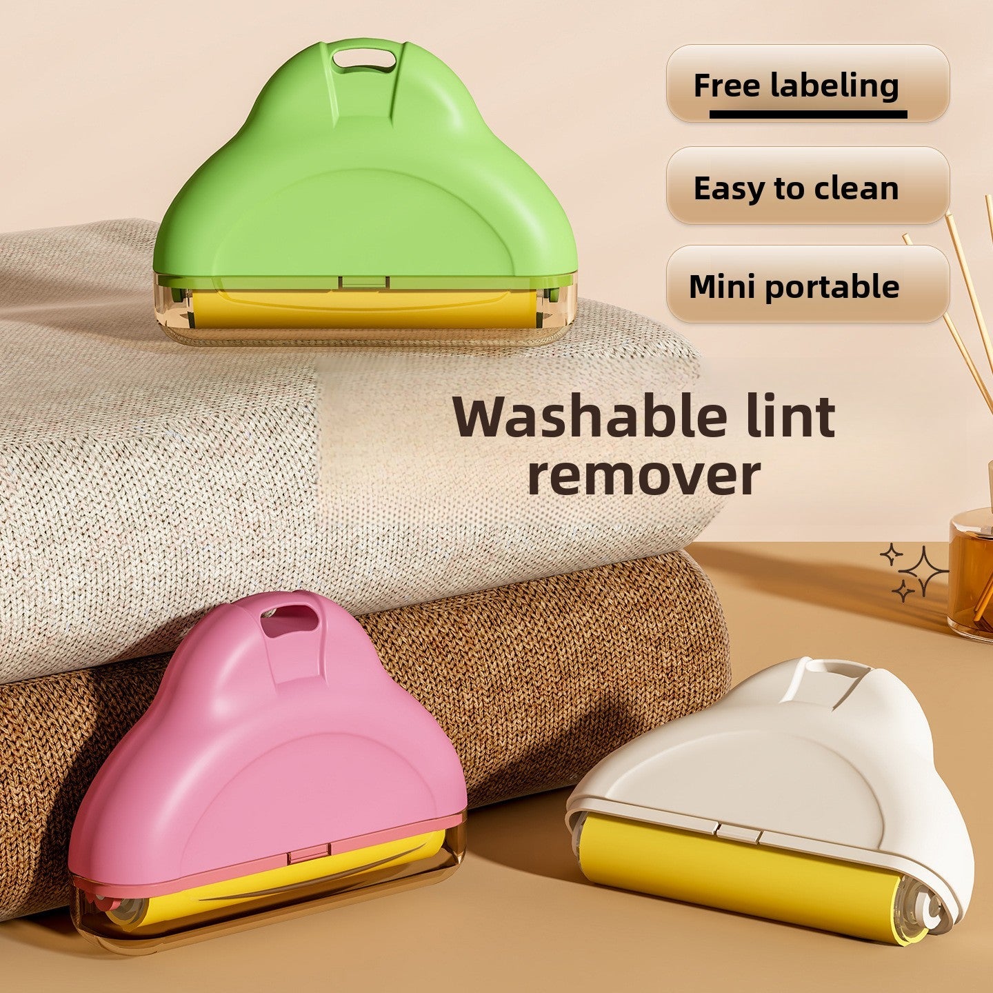 DreamSeal FreshRoll reusable pet hair remover