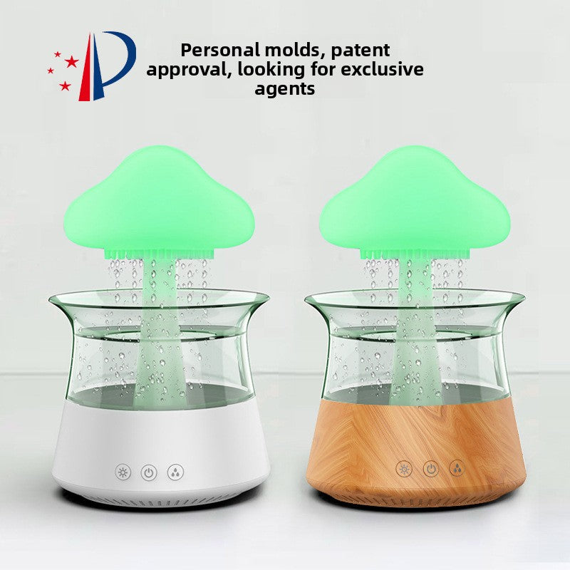 Creative Rain Cloud Humidifier with LED Light
