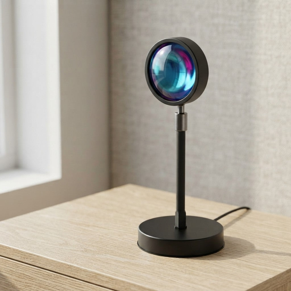 DreamSeal Aura Sunset Lamp - Golden Hour Projector Light