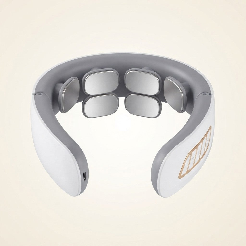 DreamSeal Relief Massager - Cordless Neck & Shoulder Massager with Heat